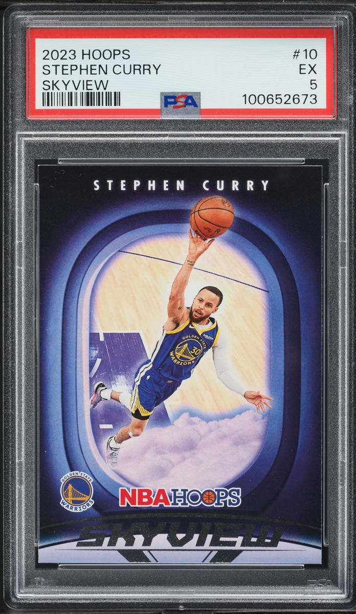 2023 Hoops Skyview Stephen Curry #10 PSA 5 EX