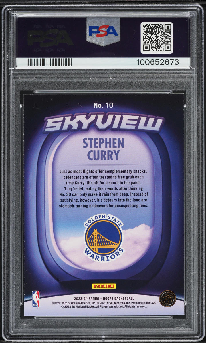 2023 Hoops Skyview Stephen Curry #10 PSA 5 EX