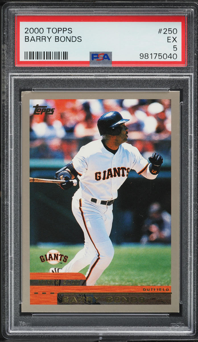 2000 Topps Barry Bonds #250 PSA 5 EX