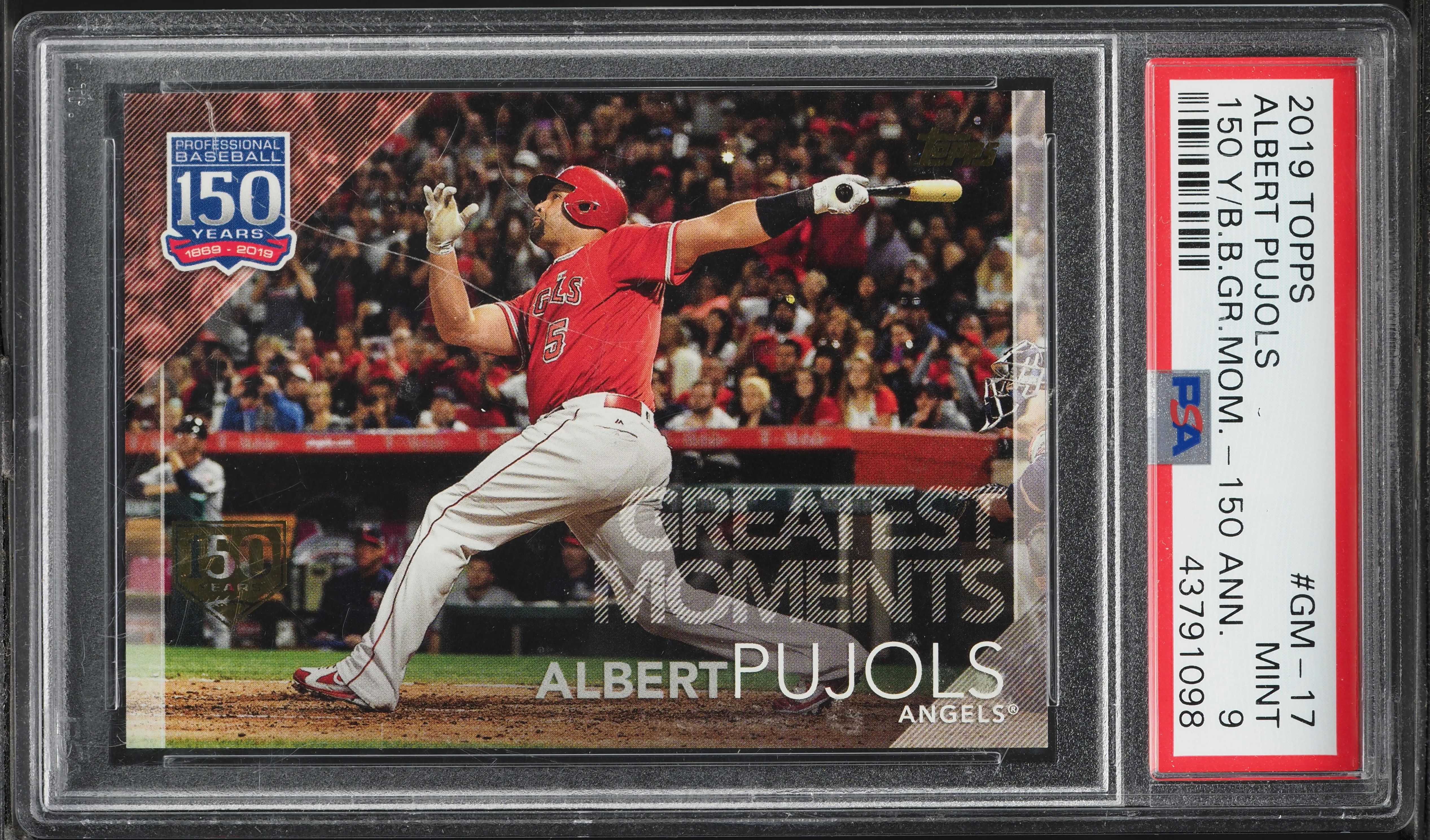 2019 Topps 150 Years Of Baseball Greatest Moments Albert Pujols 
