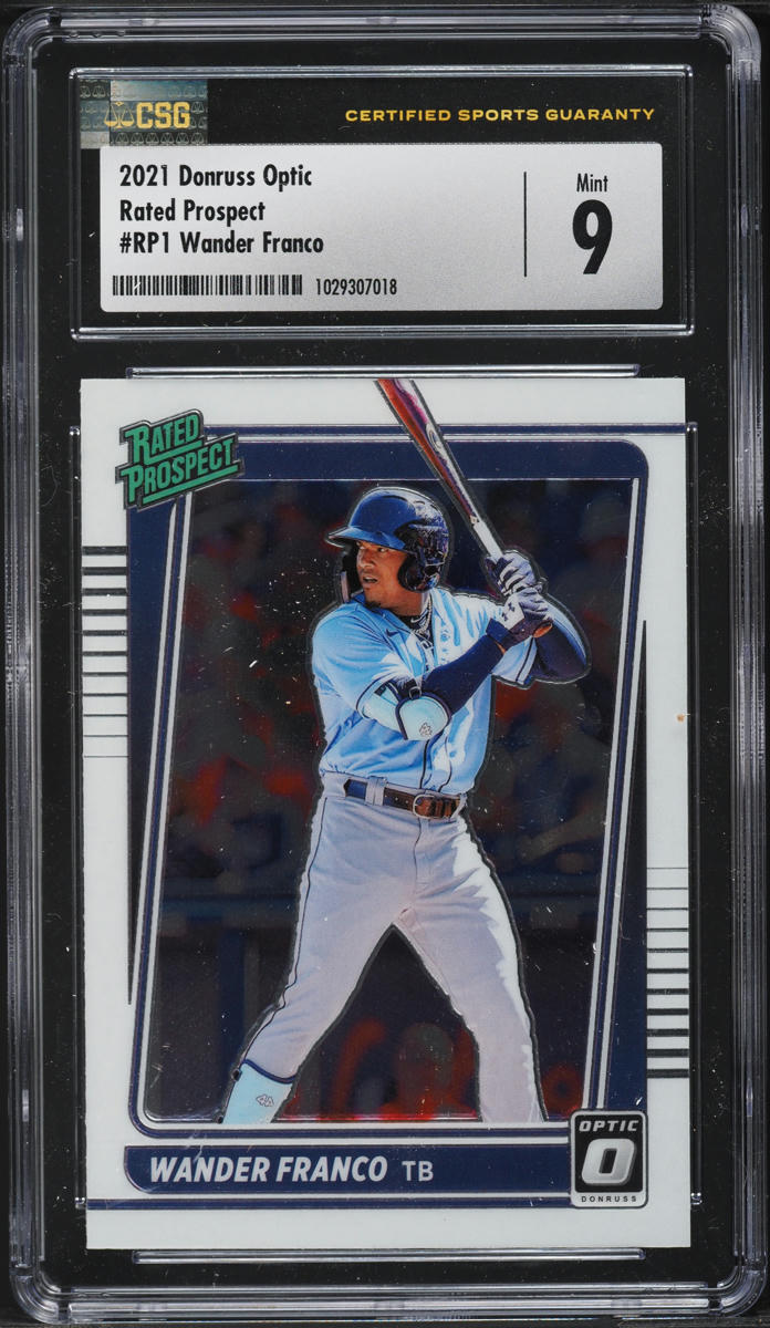 2021 Donruss Optic Wander Franco ROOKIE #RP1 CSG 9 MINT