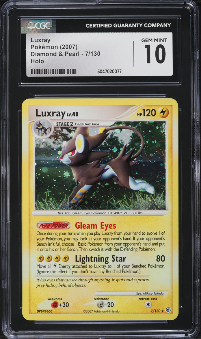 pokemon card luxray Luxray ex Twilight Masquerade 195/167 PSA 10