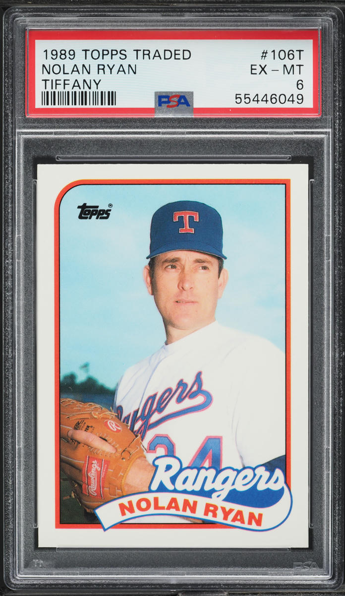 1989 Topps Traded Tiffany Nolan Ryan #106T PSA 6 EXMT