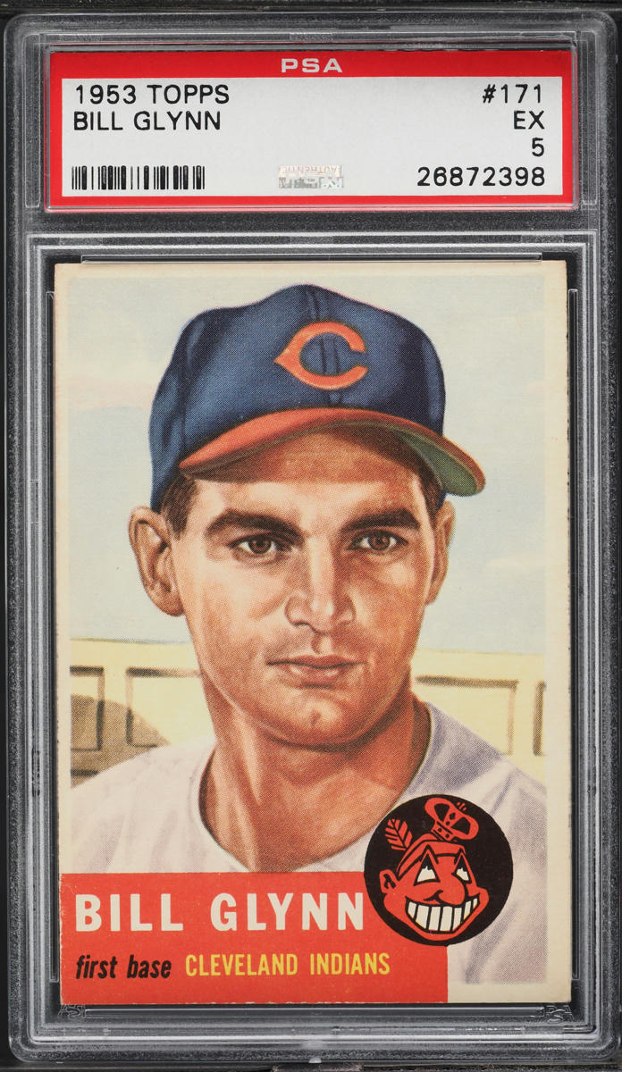 1953 Topps Bill Glynn #171 PSA 5 EX