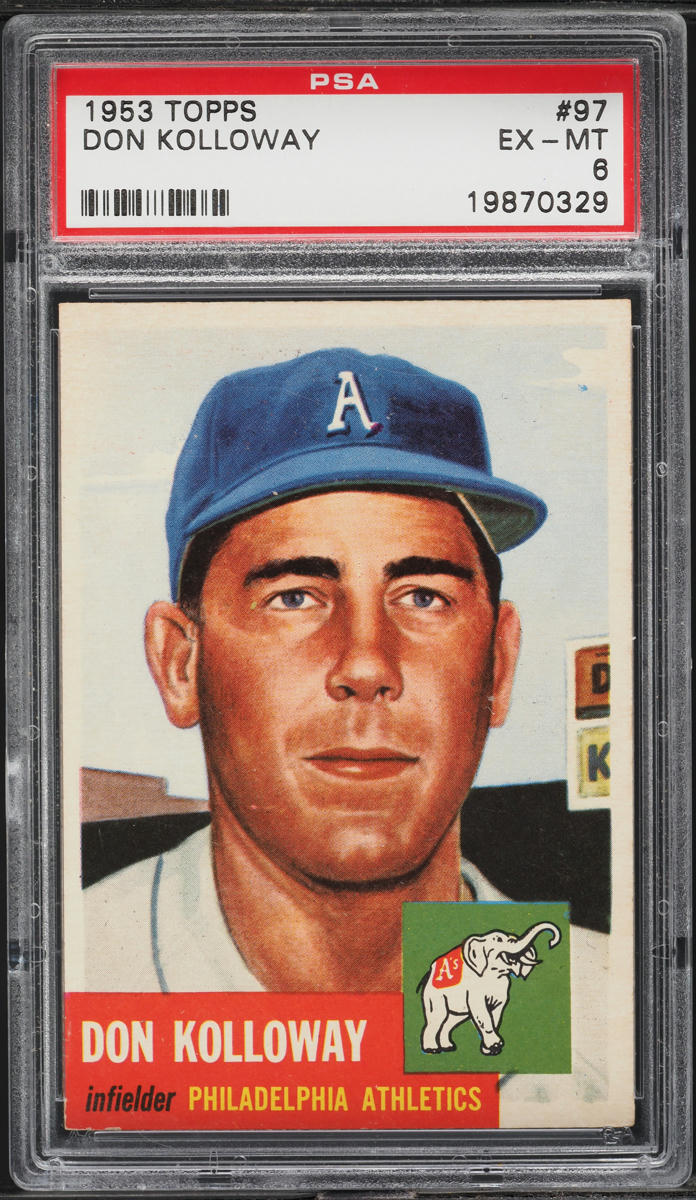 1953 Topps Don Kolloway #97 PSA 6 EXMT