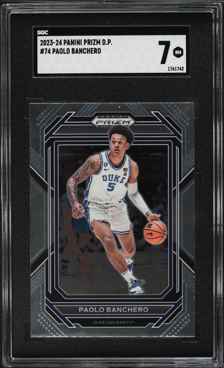 2023 Panini Prizm Draft Picks Paolo Banchero #74 SGC 7 NRMT