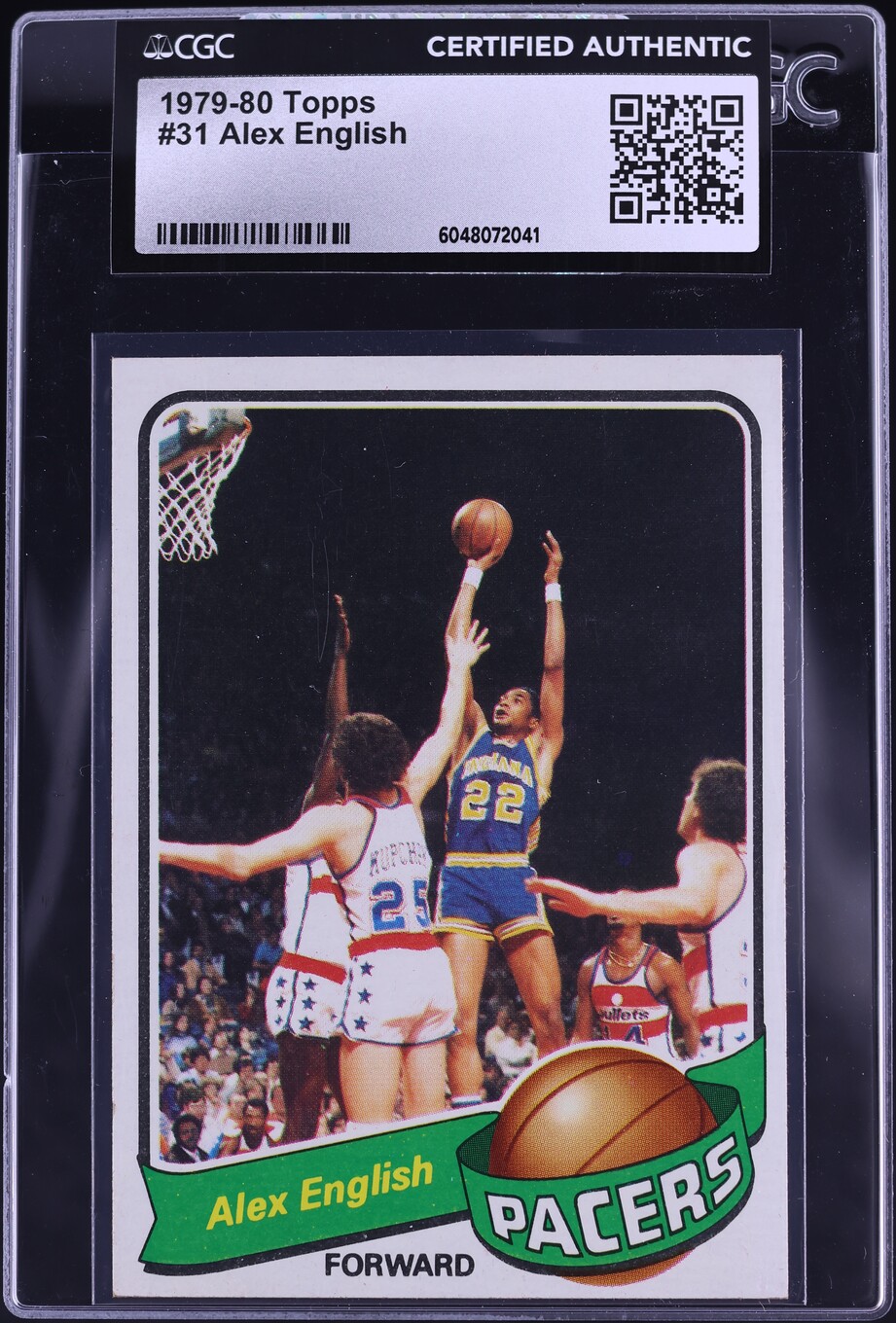 1979 Topps Basketball Alex English ROOKIE #31 CGC AUTH