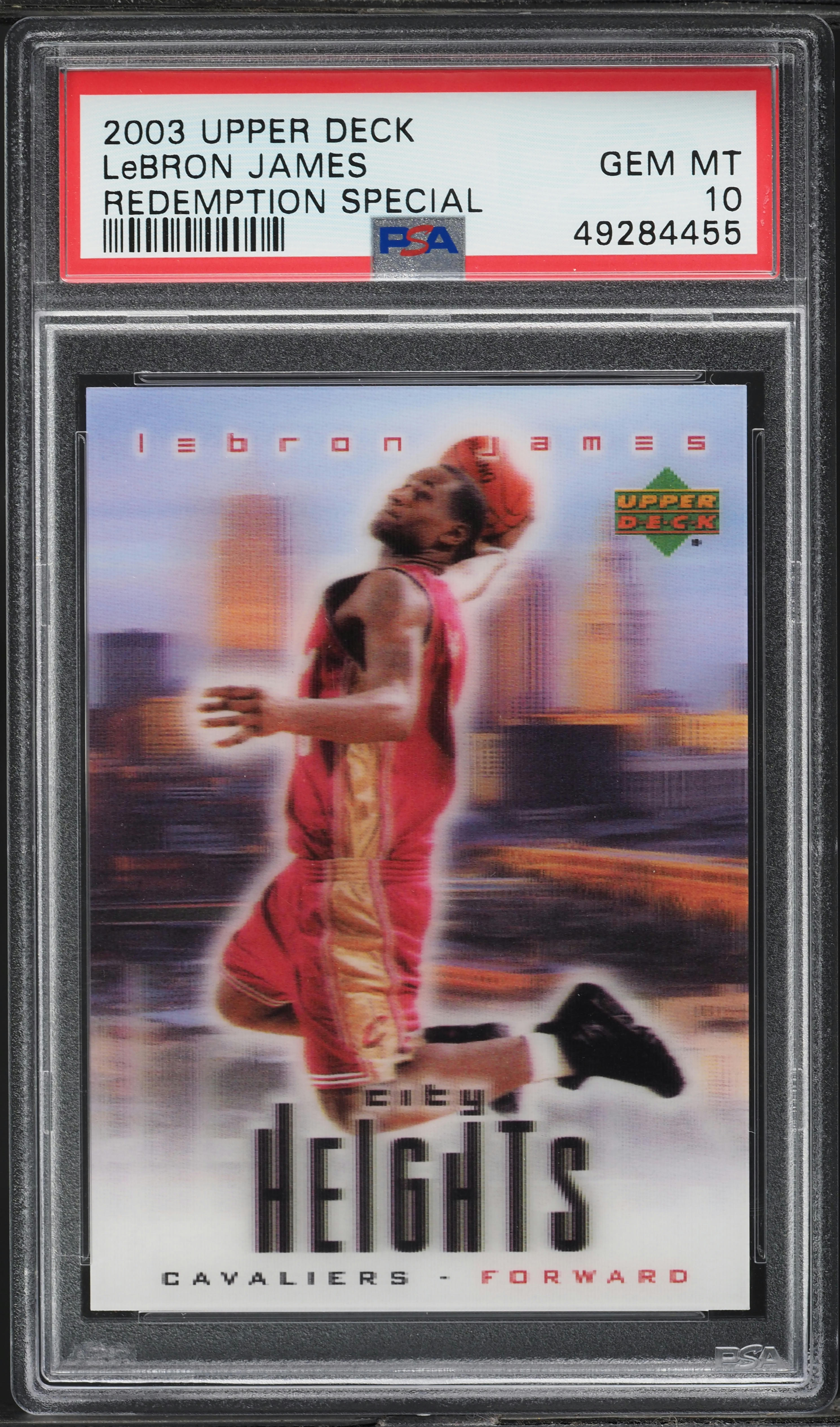 2003 Upper Deck City Heights LeBron James ROOKIE PSA 10 GEM MINT