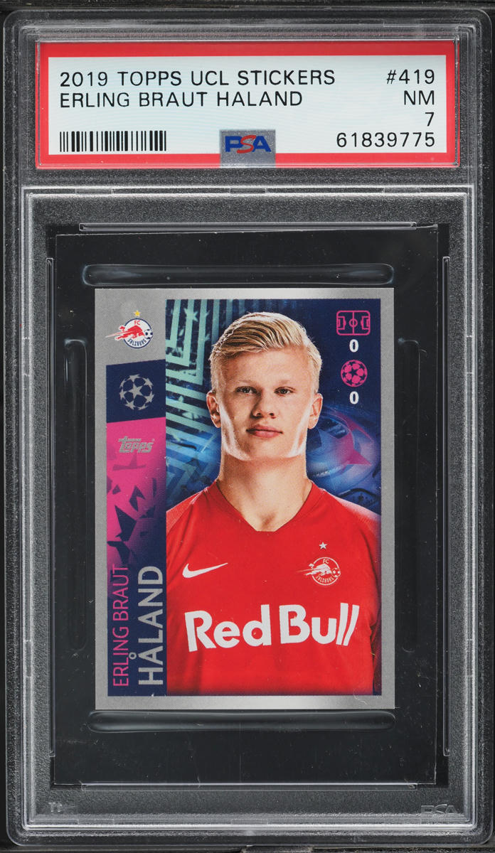 2019 Topps UEFA Champions League Stickers Erling Haaland ROOKIE