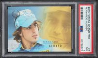 2005 Futera Grand Prix Drivers Fernando Alonso ROOKIE #1 PSA 7