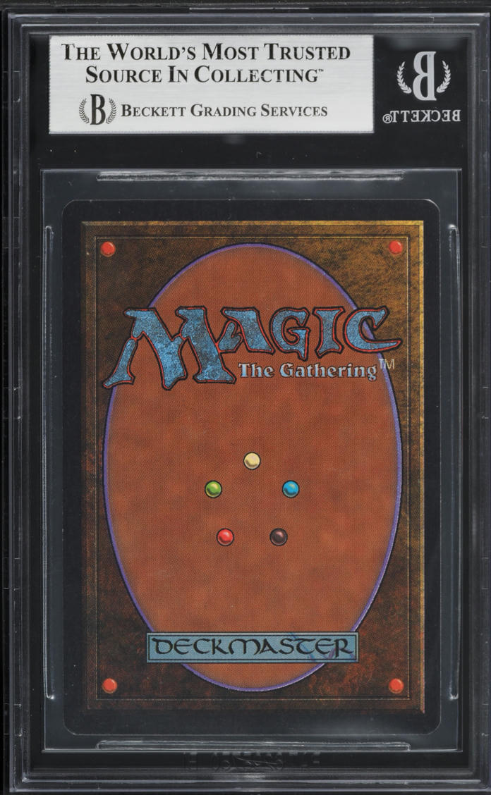 1993 Magic The Gathering MTG Unlimited Dual Land Scrubland BGS 9