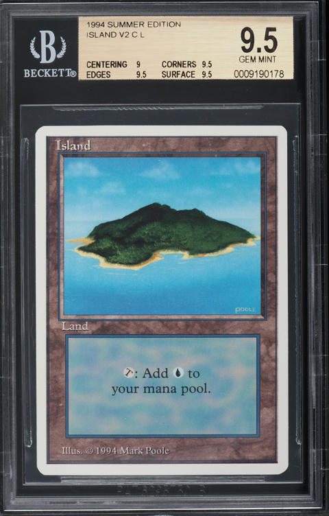 1994 Magic The Gathering MTG Revised Edition Dual Land Tropical