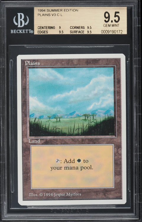 1994 Magic The Gathering MTG Revised Edition Mahamoti Djinn CGC 10