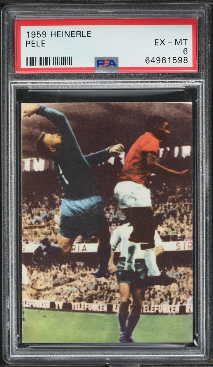 1959 Heinerle Soccer Pele ROOKIE PSA 6 EXMT