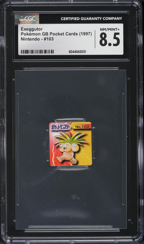 1997 Pokemon Japanese GB Pocket Cards Exeggutor #103 CGC 8.5 NM-MT+