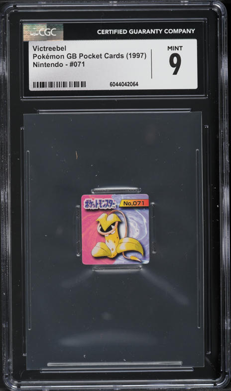 1997 Pokemon Japanese Anime GB Pocket Cards Victreebel #71 CGC 9 MINT