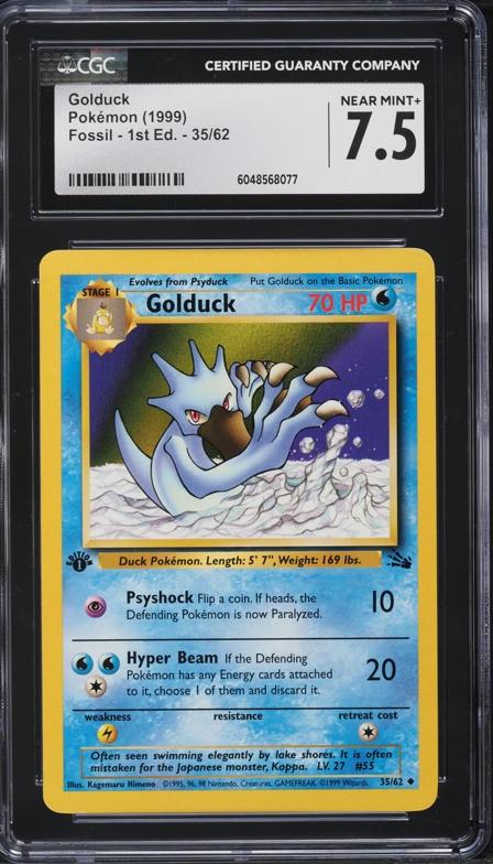 golduck pokemon card price Japanese 055/165 sv2a TCG Damp Pokemon in play (both yours and your opponents) lose any Ability that requires the Pokemon using it to Knock Out itself Golduck Price - Secret Wonders