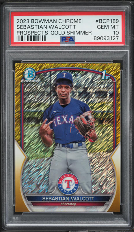 2022 Bowman Chrome Orange Refractor Owen Murphy PROSPECT AUTO /25