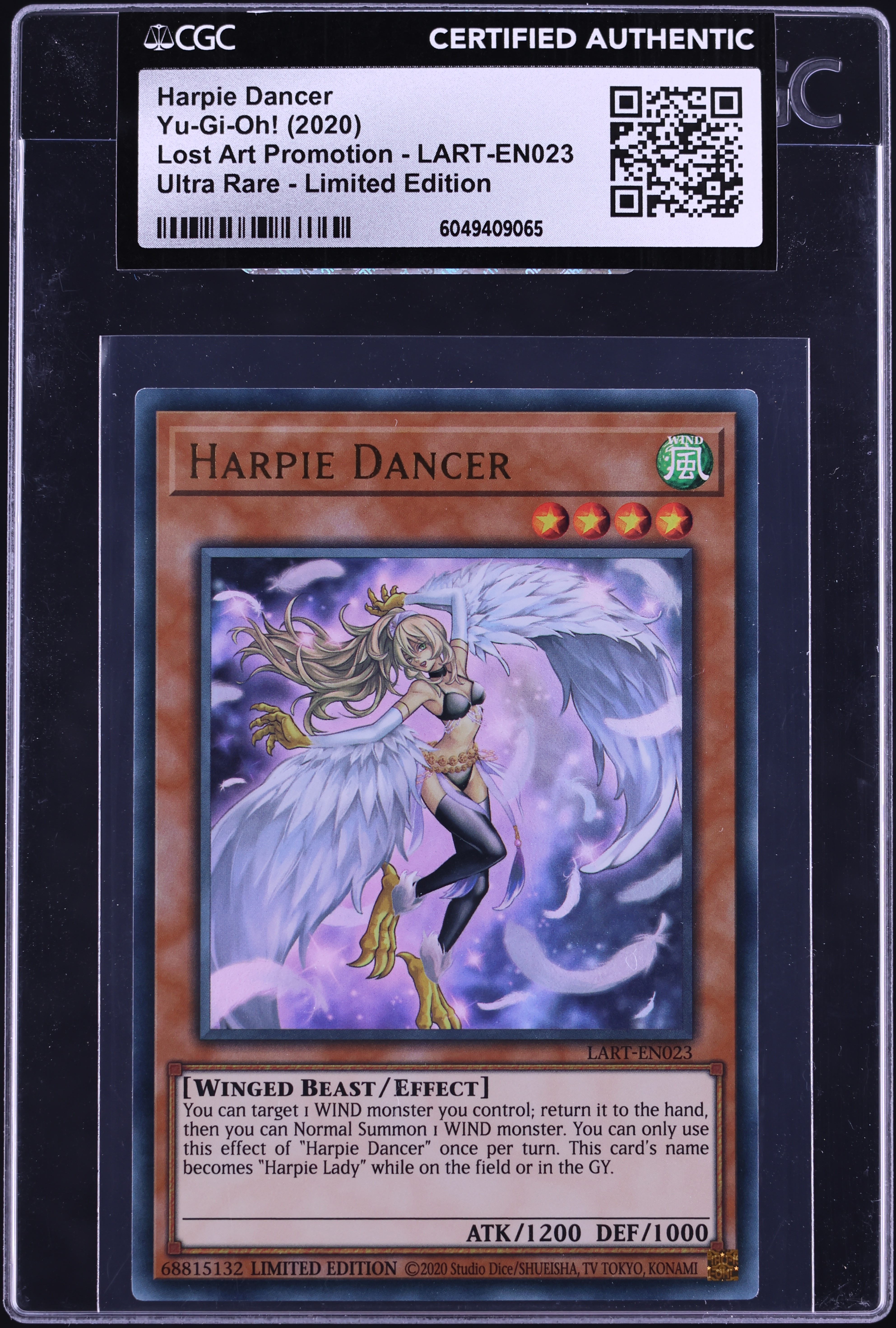 2020 Yu-Gi-Oh! Lost Art Promo Harpie Dancer #LART-EN023 CGC AUTH on  Fanatics Collect
