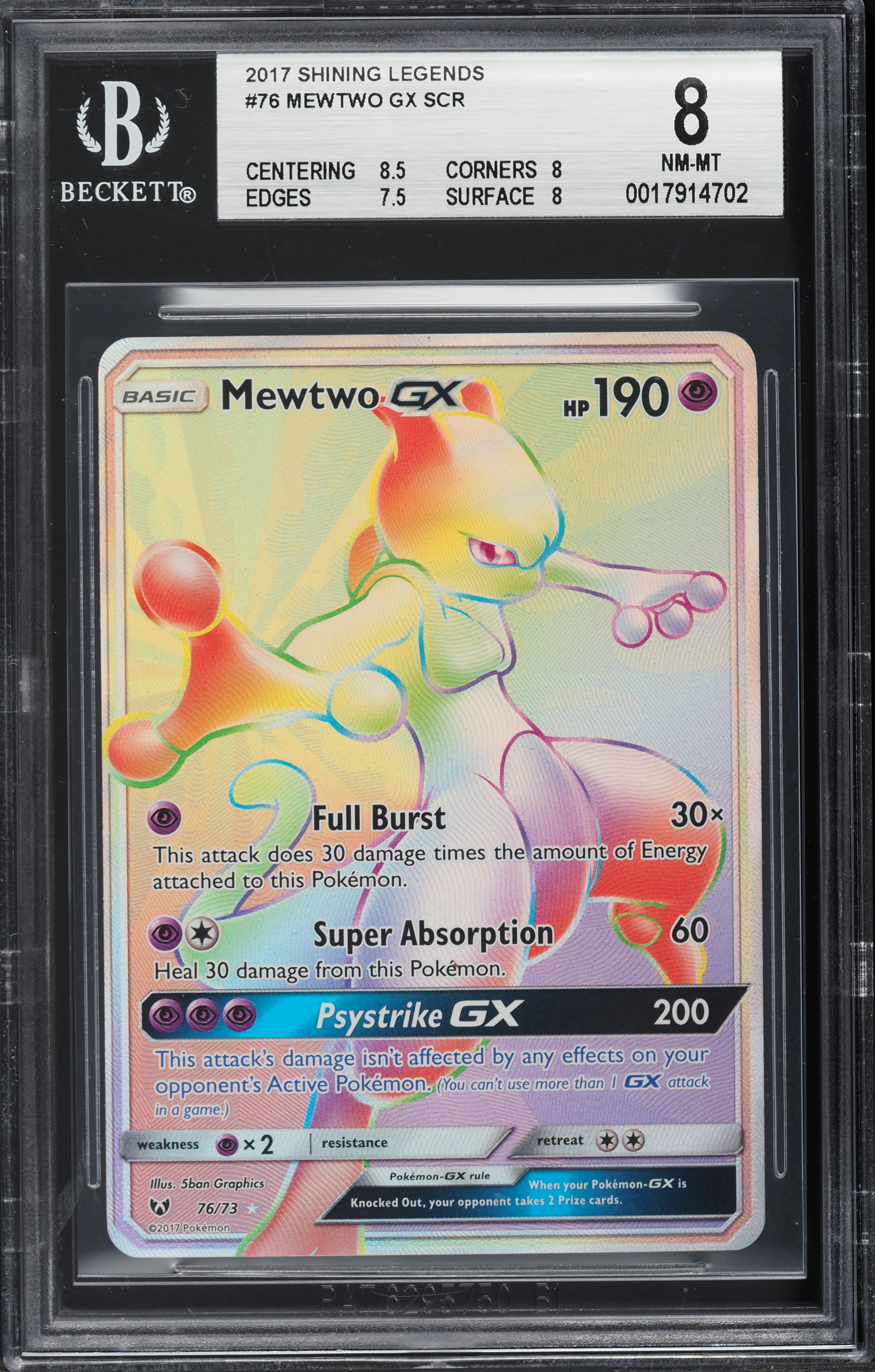 rare pokemon cards 2017 Sun & Moon Crimson Invasion Hyper Kartana GX #117 [Metal][Colorless][Colorless] Gale Blade 70 You may shuffle this Pokemon and all cards attached to it into your deck This beloved Mewtwo Pokémon card