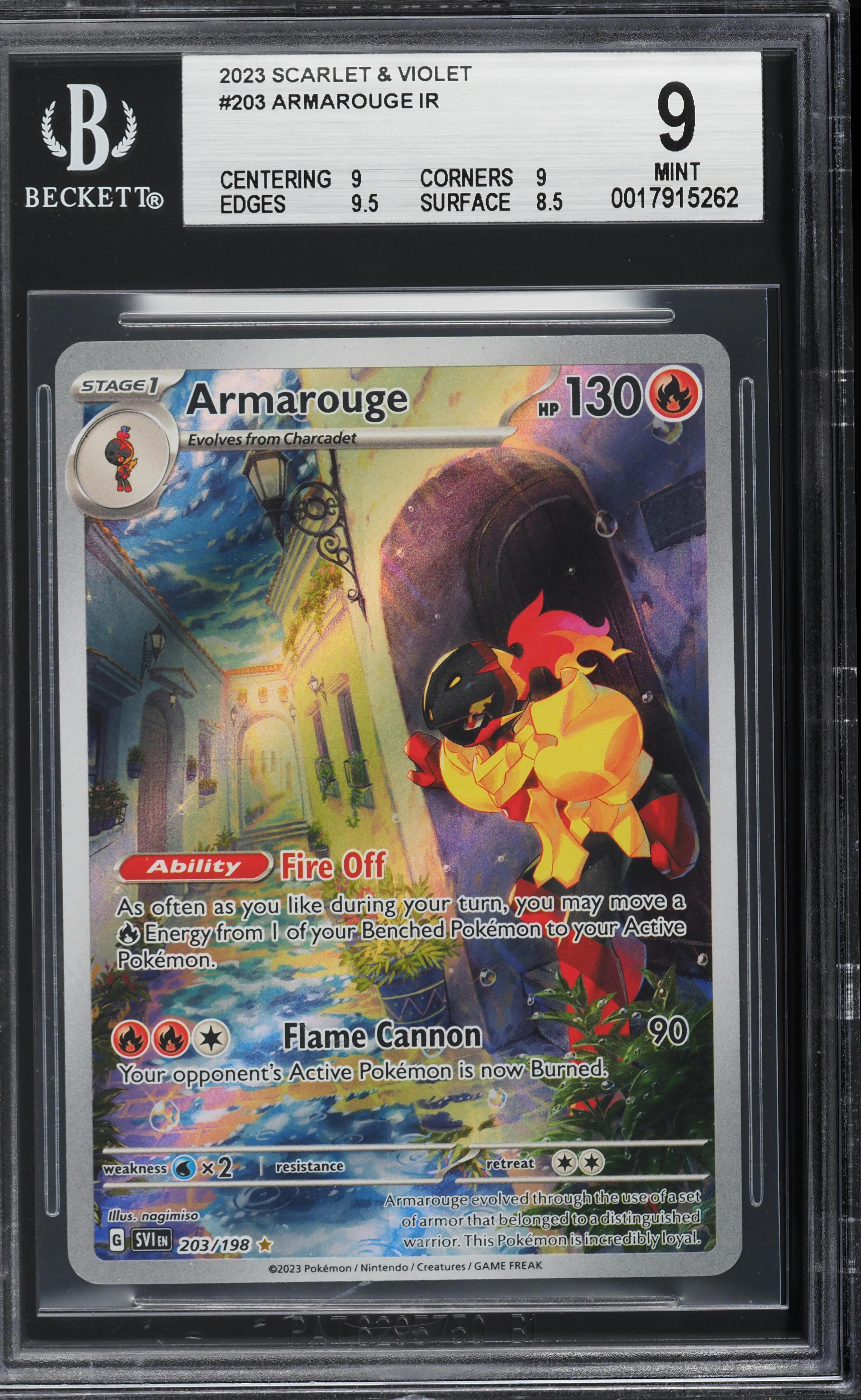 Armarouge - 203/198 203 - SV01 Scarlet & Violet Base Set Holofoil Lightly Played Armarouge - 203/198 203 - SV01 Scarlet & Violet Base Set Holofoil Lightly Played