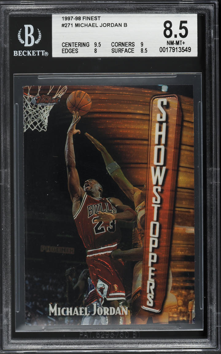 1997 Finest Basketball Michael Jordan #271 BGS 8.5 NM-MT+