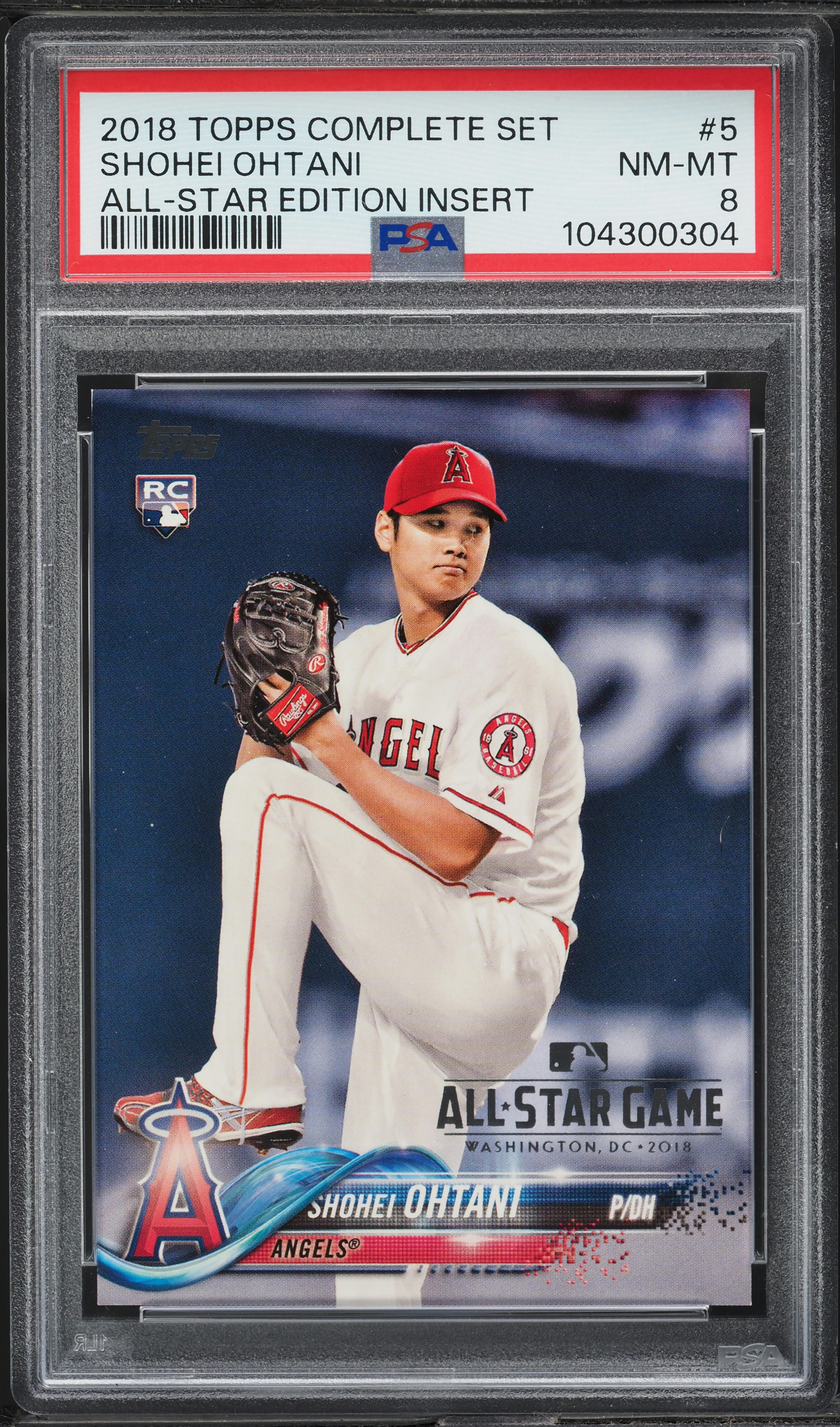 大谷翔平　2018 Topps Complete Set All-Star 2018 Topps Complete Set All-Star Edition Shohei Ohtani ROOKIE PSA