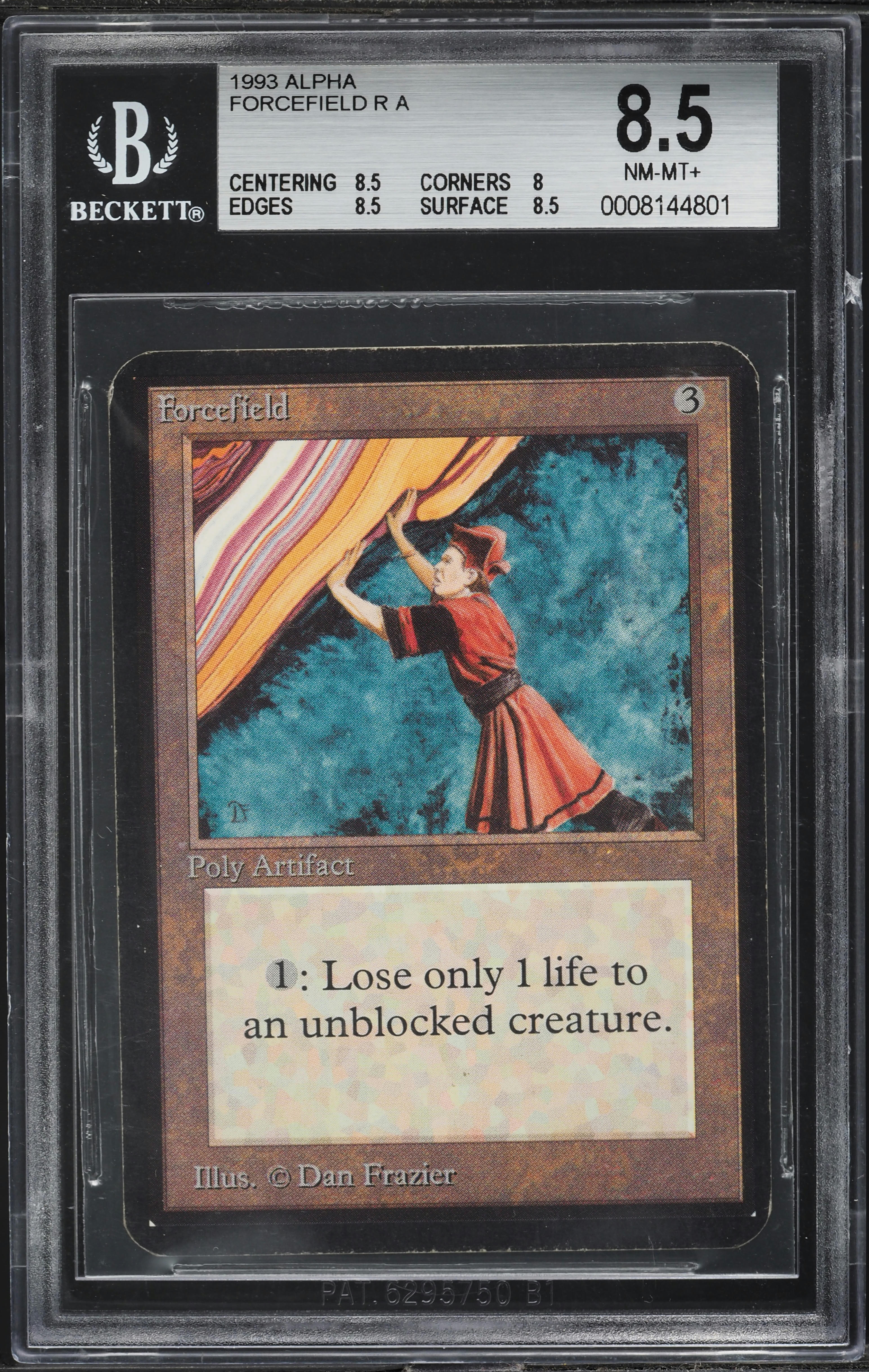 1993 Magic The Gathering MTG Alpha Forcefield BGS 8.5 NM-MT+ on