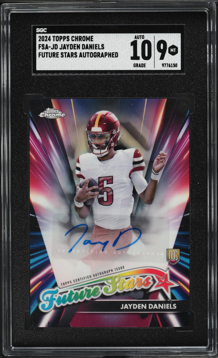 2024 Topps Chrome Future Stars Jayden Daniels ROOKIE AUTO #FSA-JD