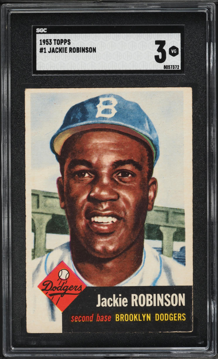 1953 Topps Jackie Robinson #1 SGC 3 VG