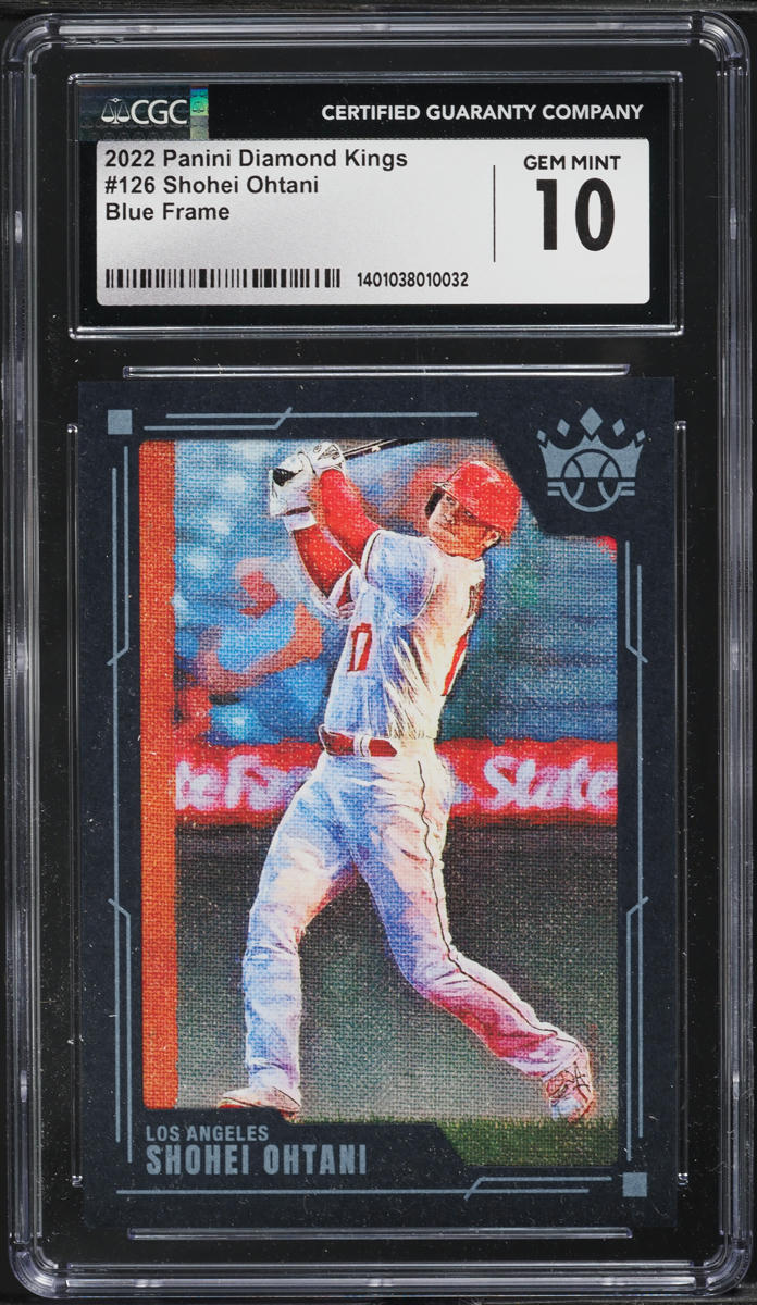 2022 Panini Diamond Kings Blue Frame Shohei Ohtani #126 CGC 10 GEM MINT
