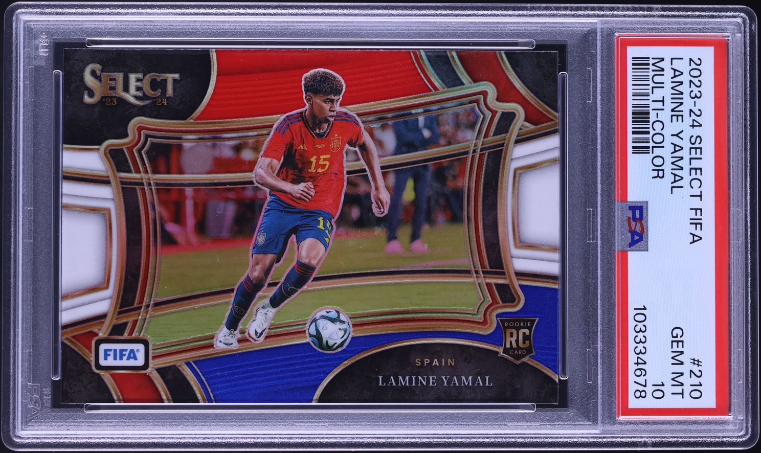 2023 Select Field Level FIFA Multi-Color Lamine Yamal ROOKIE #210 
