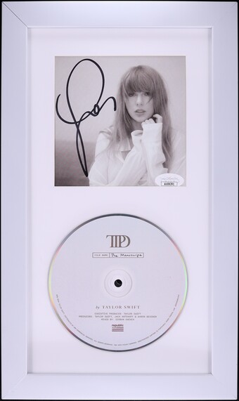 Taylor Swift サインCD Taylor Swift Signed Lover CD Insert With Heart REPRINT | eBay