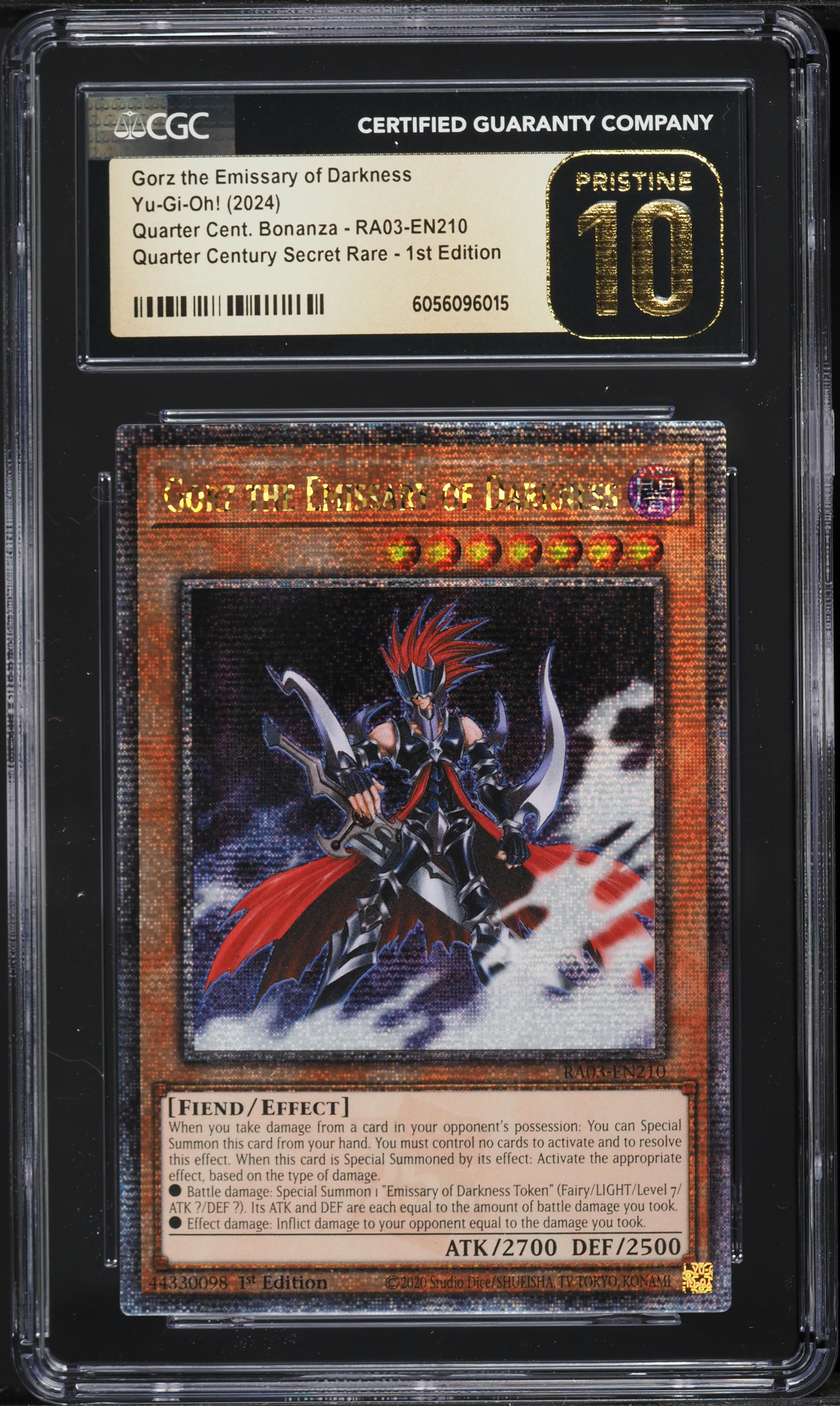 yugioh gorz the emissary of darkness deck Amazon.com: YU-GI-OH! - Gorz The Emissary of Darkness (RP02-EN000) - Retro  Pack 2 - Limited Edition