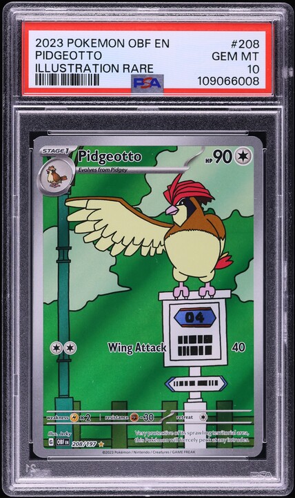 pidgeotto pokemon card value Base Set First Edition #22(Shadowless) If Pidgeotto was attacked last turn Pidgeotto (Extradimensional Crisis #96/103, 1-Star