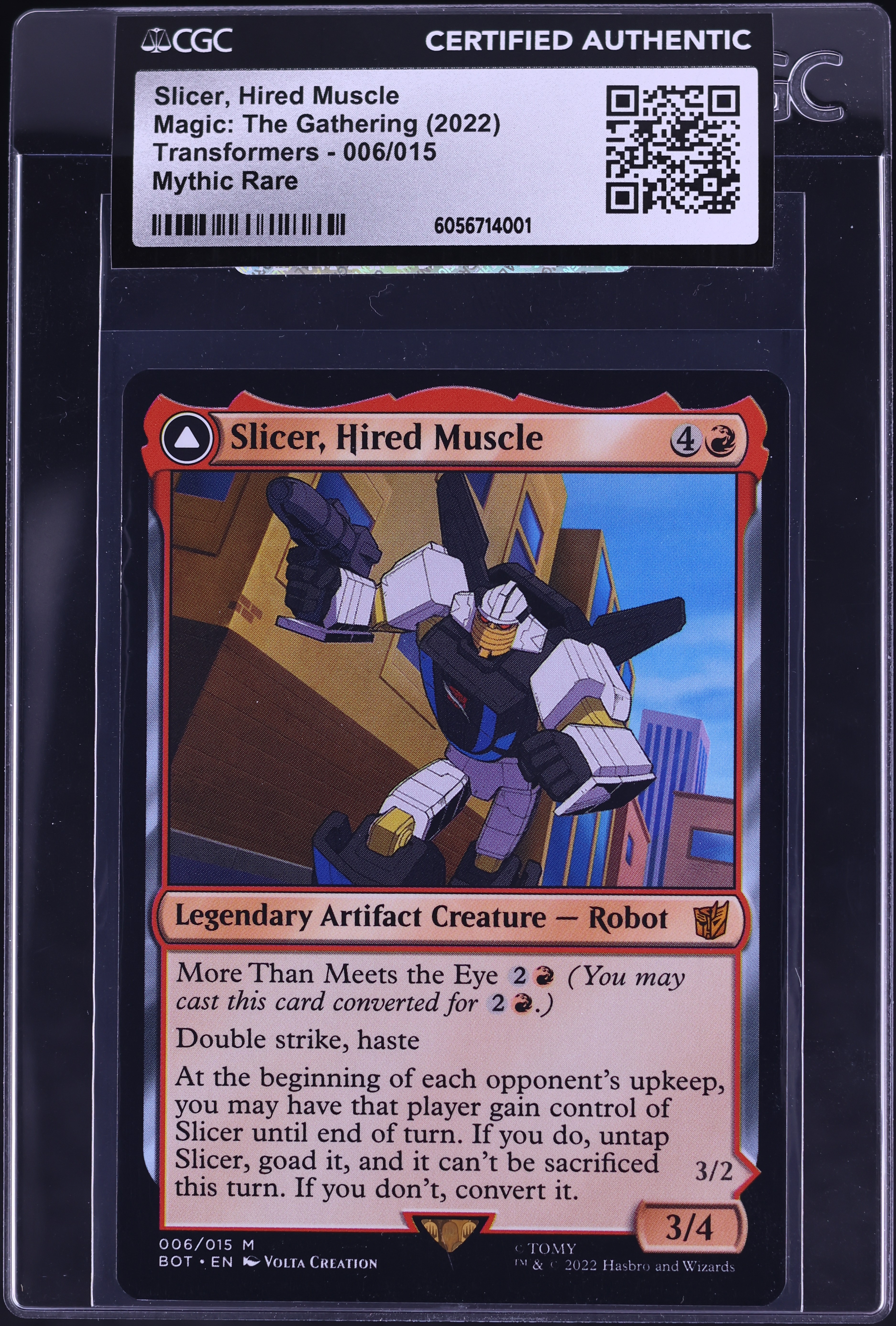 slicer mtg card Magic The Gathering - The Brothers War - Transformers If you do Slicer, Hired Muscle // Slicer,