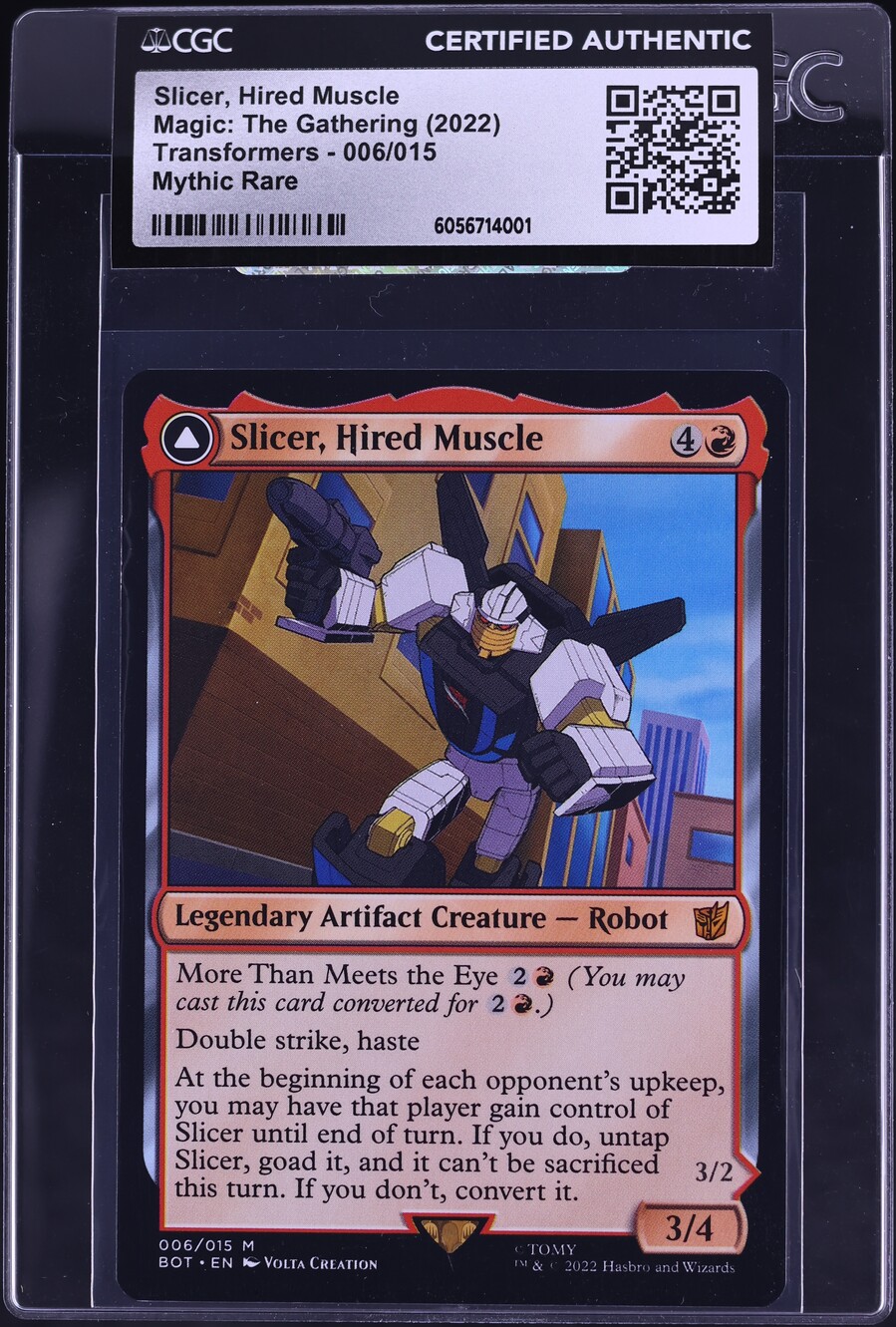 slicer mtg card Magic The Gathering - The Brothers War - Transformers