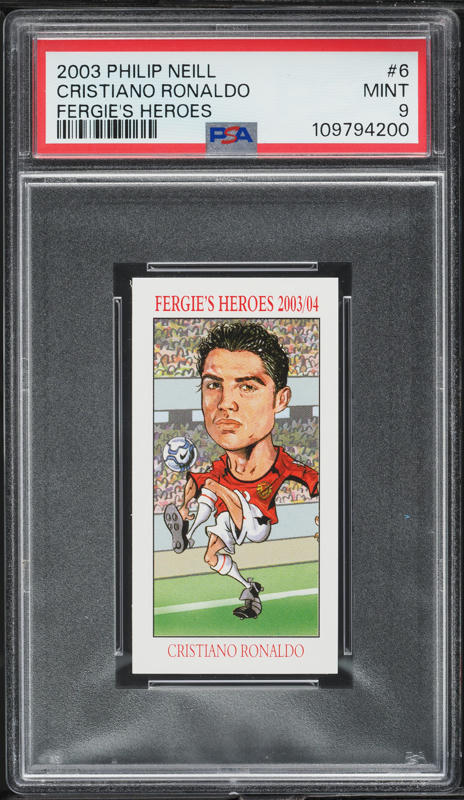 2003 Magic Box International Shoot Out Cristiano Ronaldo ROOKIE