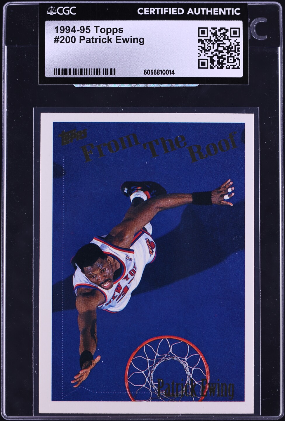 1994 Topps Basketball Patrick Ewing #200 CGC AUTH