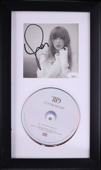 Taylor Swift Signed Autographed Framed CD Insert - PSA AUTH on