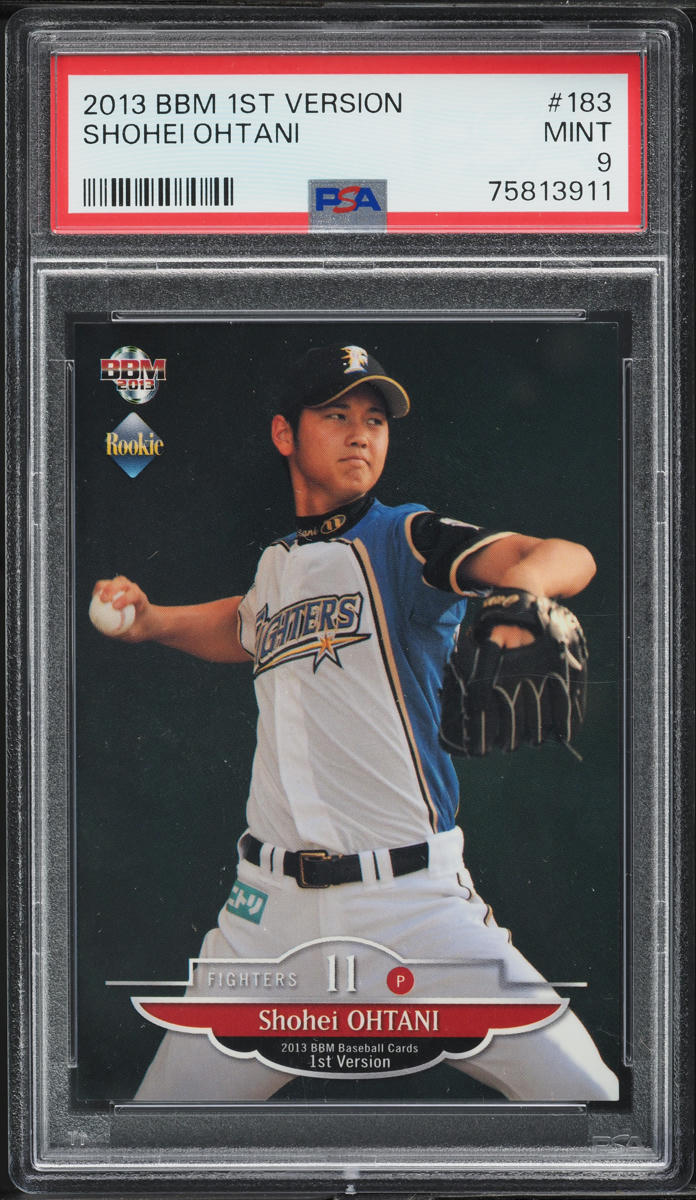 2013 BBM 1st Version Shohei Ohtani ROOKIE #183 PSA 9 MINT