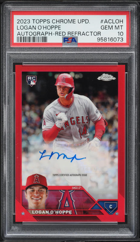 2025 Topps Logan O'Hoppe #308 CGC AUTH on Fanatics Collect