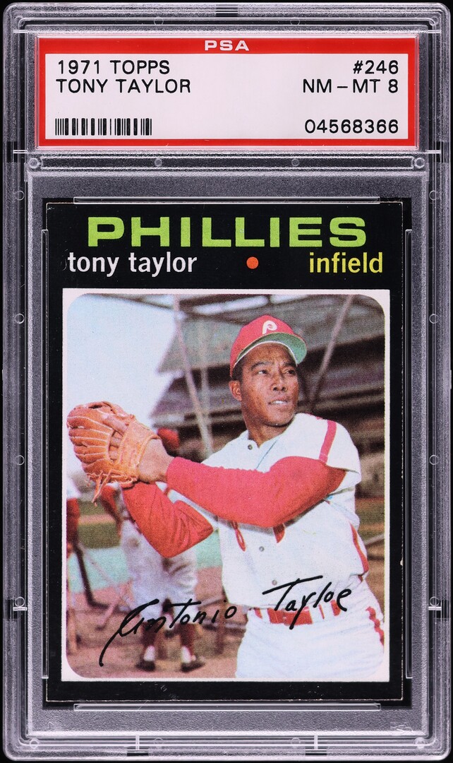 1971 Topps Tony Taylor #246 PSA 8 NM-MT