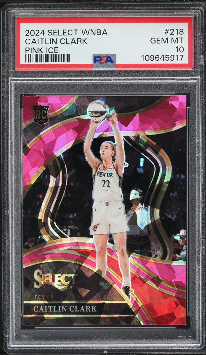 2024 Select Courtside WNBA Pink Ice Caitlin Clark ROOKIE #218 PSA 10 GEM MINT