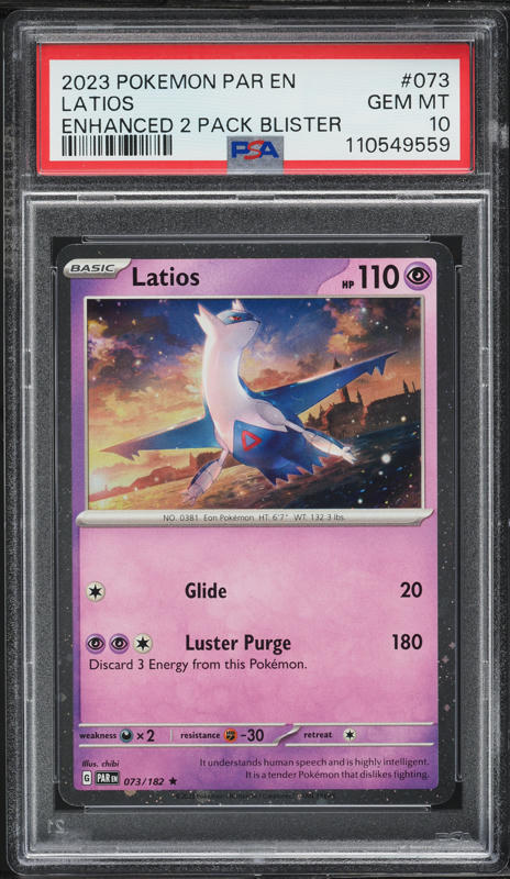 2005 Pokemon Japanese Promo Official Gym Lottery Latios #62 CGC 10