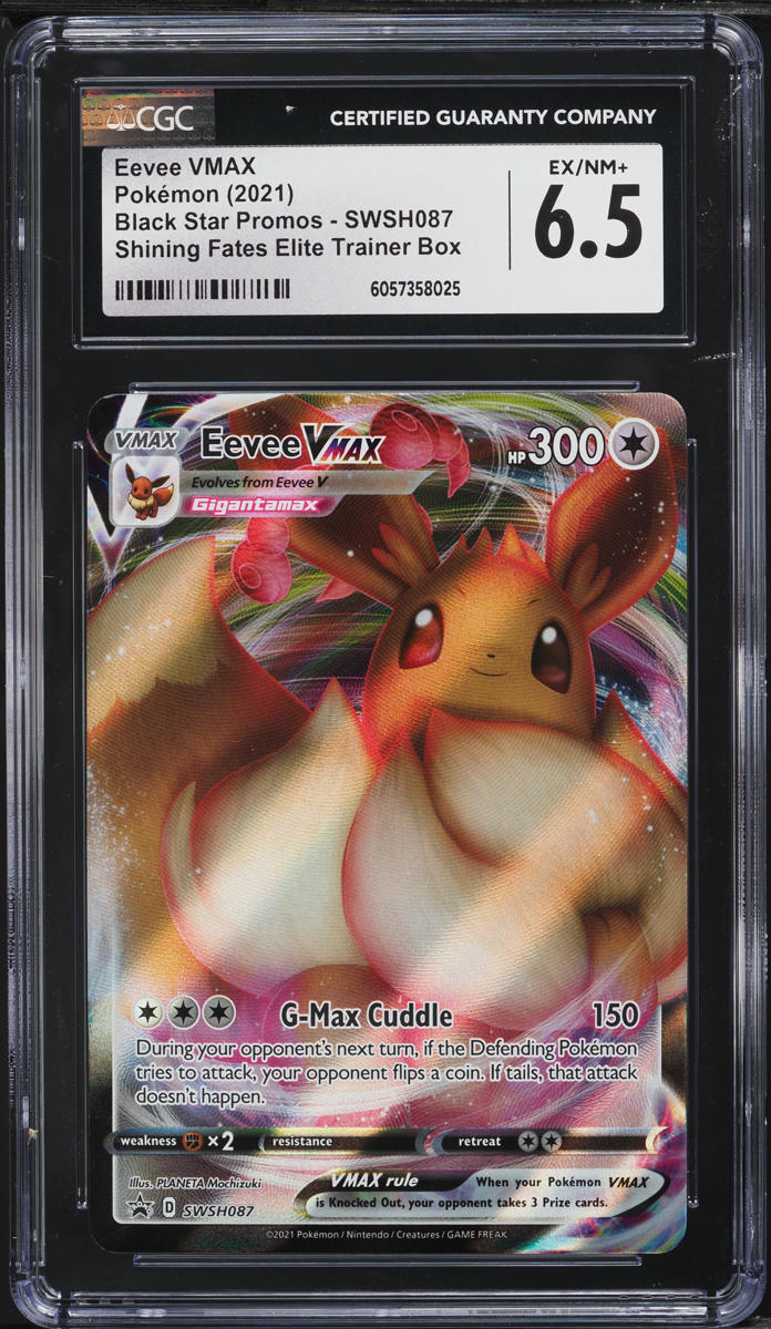 eevee vmax pokemon card - SWSH087 [SWSH: Sword & Shield Promo Cards SWSH087 is a highly sought Pokemon Eevee VMax Shining Fates