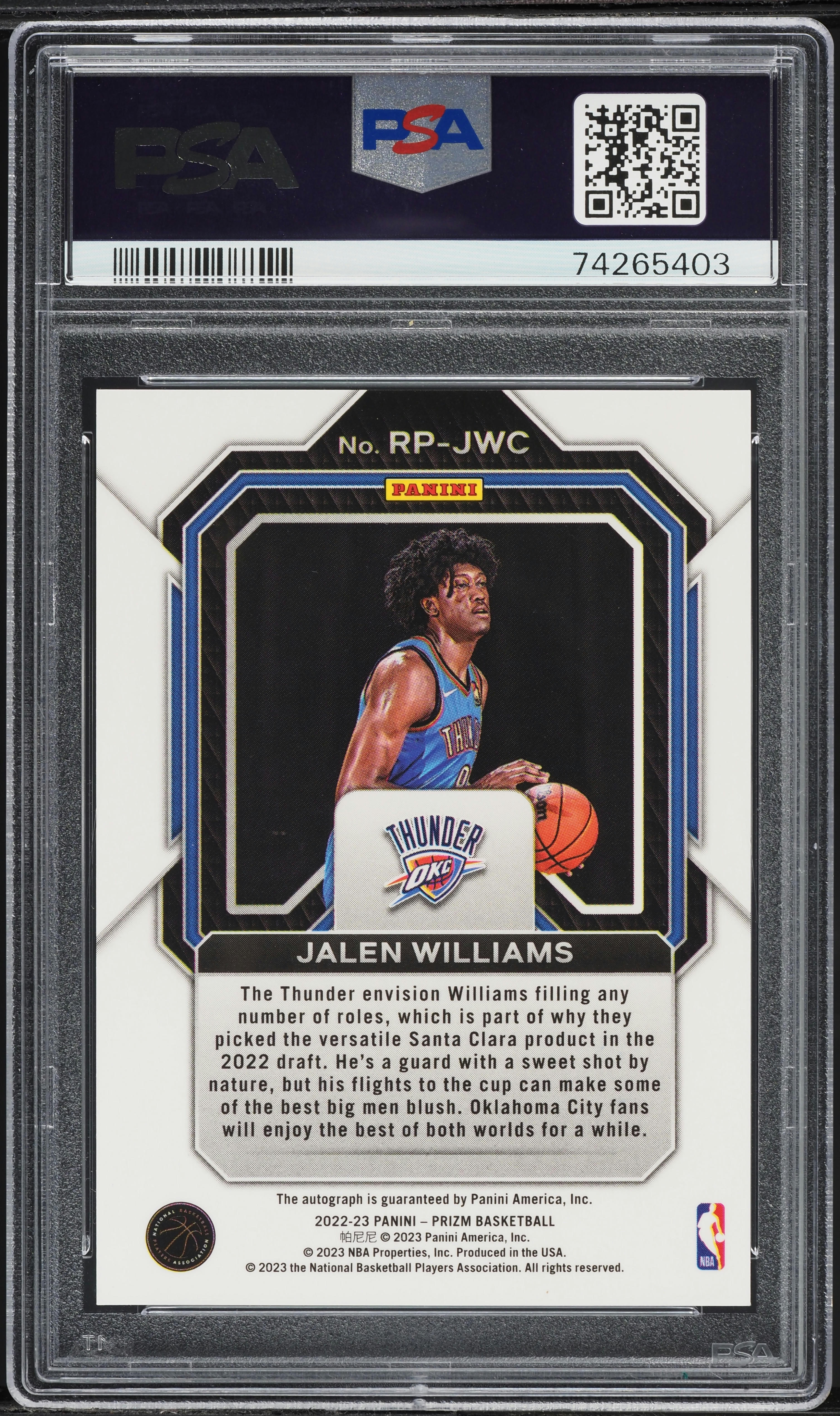 【PSA10】Panini Prizm 2022 Auto ヌートバー RC PSA10】Panini Prizm 2022 Auto ヌートバー RC