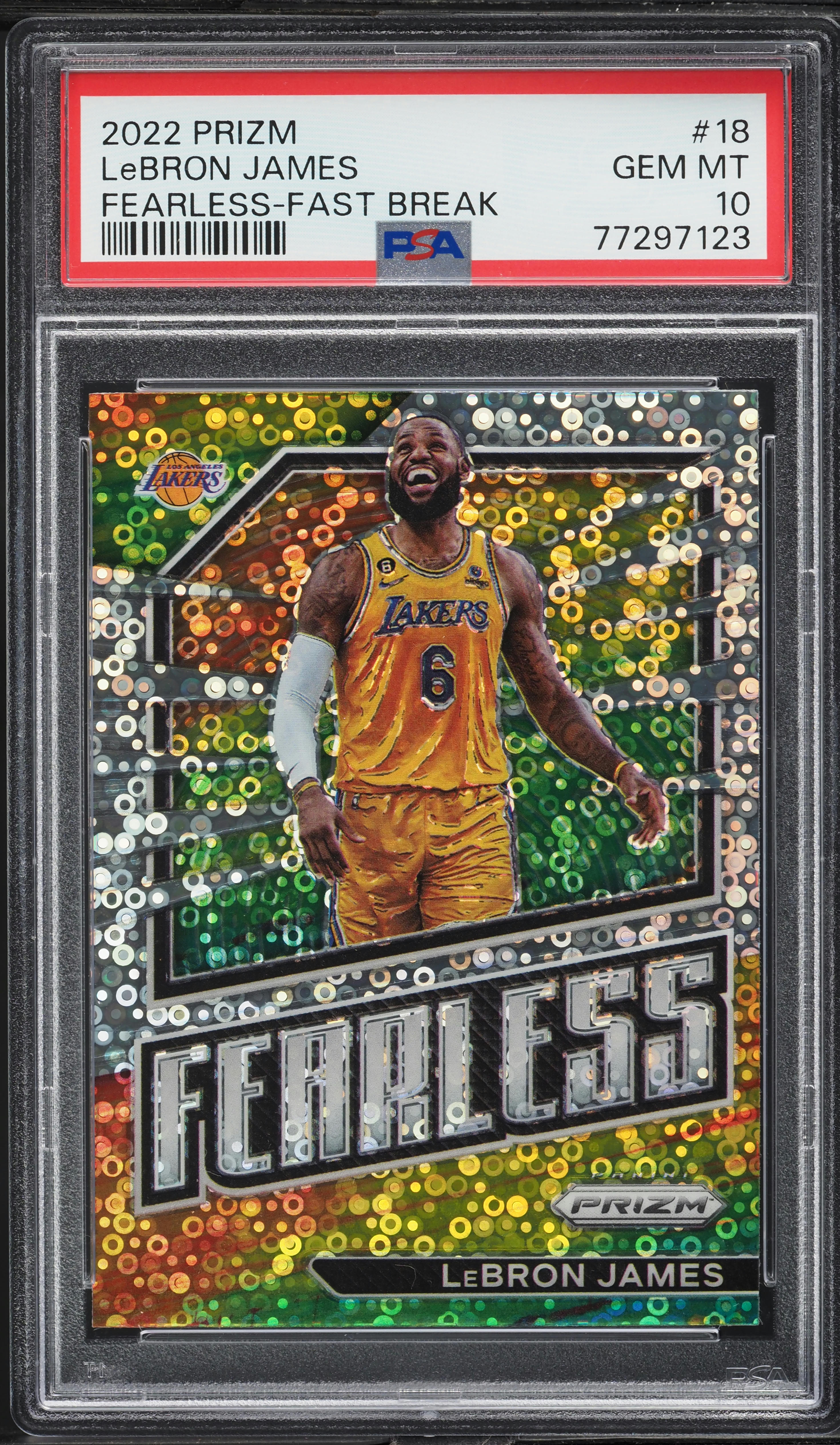 レブロン プリズム シルバー PSA 10 2023-24 Prizm Lebron James PSA 10 Silver #63 Gem Mint Panini LA