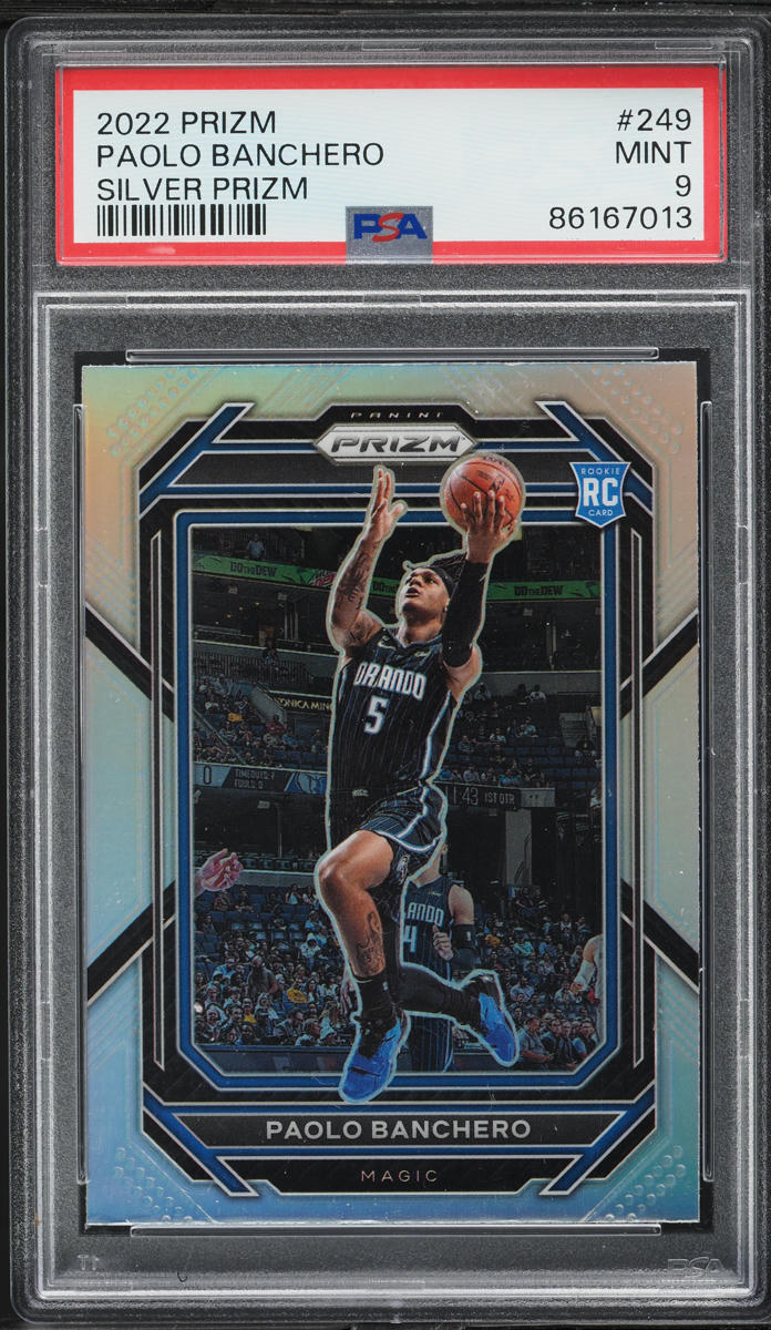 2022 Panini Prizm Silver Paolo Banchero ROOKIE #249 PSA 9 MINT
