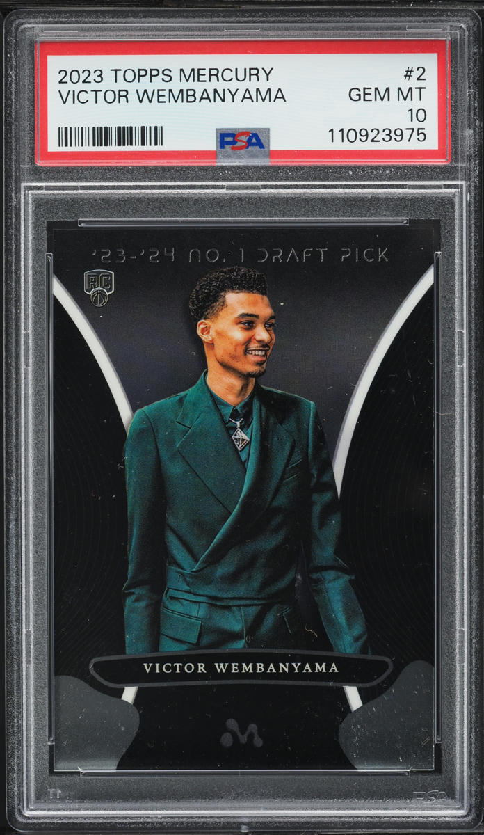 2023 Topps Mercury Victor Wembanyama ROOKIE #2 PSA 10 GEM MINT